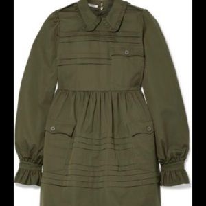 Miu Miu poplin utility dress size 38